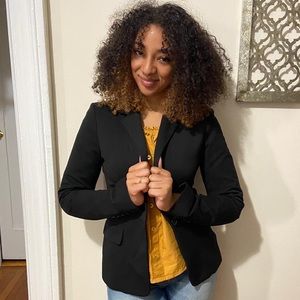 Classic black women’s blazer